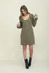 Katie-Reversible Tie Neck Dress